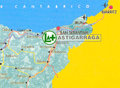 Imagen que muestra la localización de Emisa en la calle Oialume Bidea, 18-1A 20115 Astigarraga (Guipúzcoa) en la provincia de guipuzcoa 